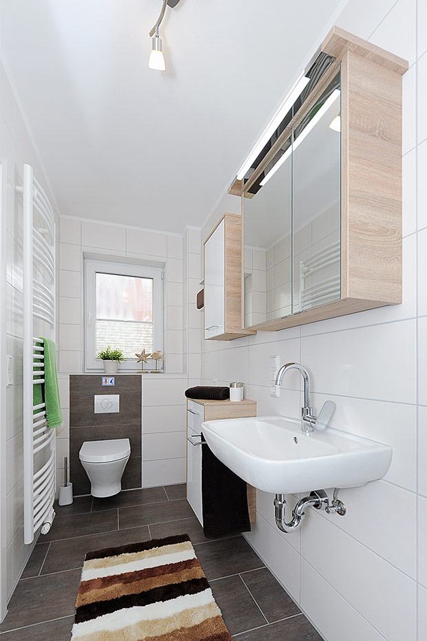 Ferienwohnung „Deichruhe“ - Badezimmer