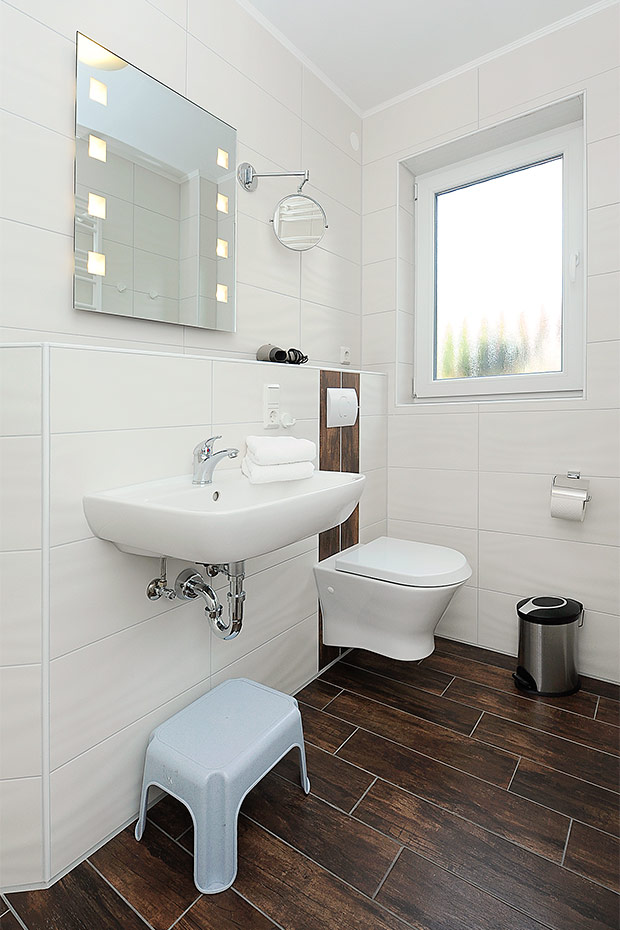 Ferienwohnung „Deichoase“ - Badezimmer
