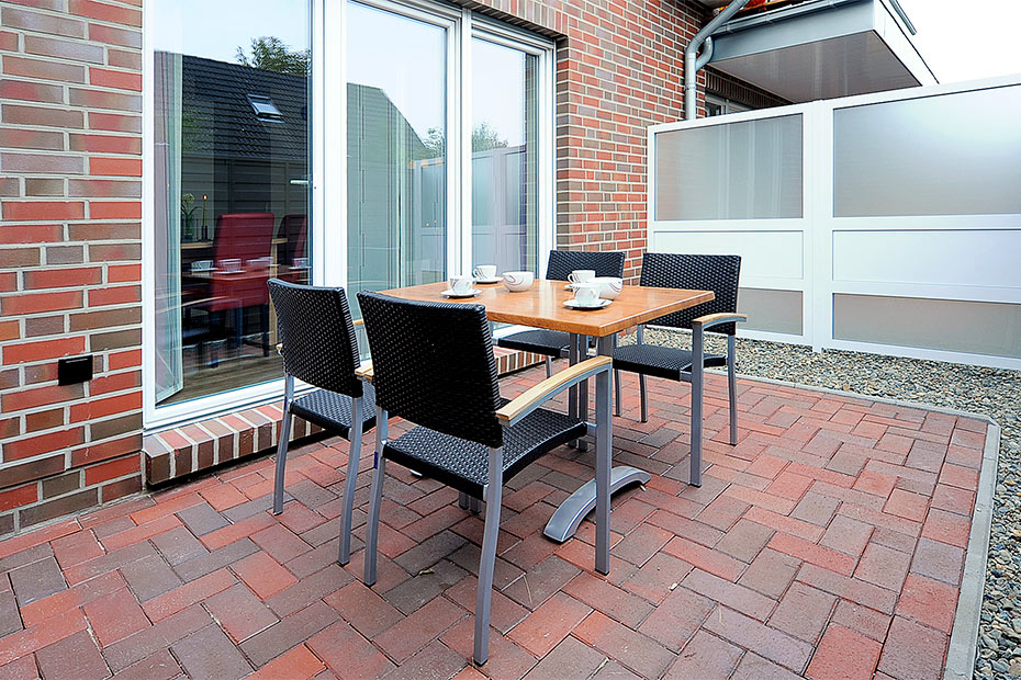 Ferienwohnung „Deichoase“ - Terrasse