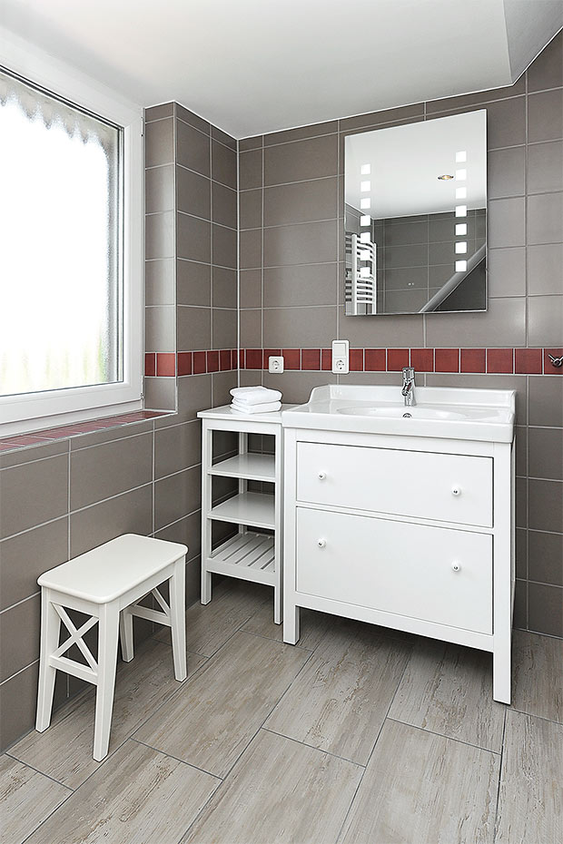 Ferienwohnung „Deichblick“ - Badezimmer
