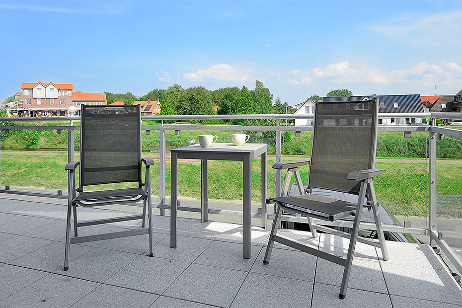 Ferienwohnung „Deichblick“ - Balkon
