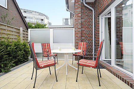 Ferienwohnung „Hamtor“ - Terrasse