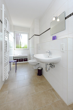Ferienwohnung „Nordseetor“ - Badezimmer