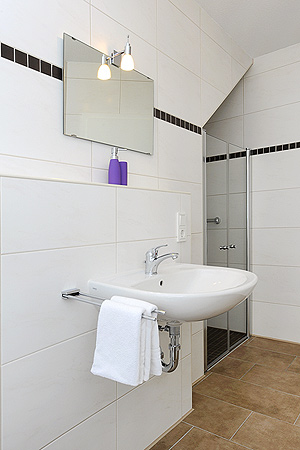 Ferienwohnung „Nordseetor“ - Badezimmer
