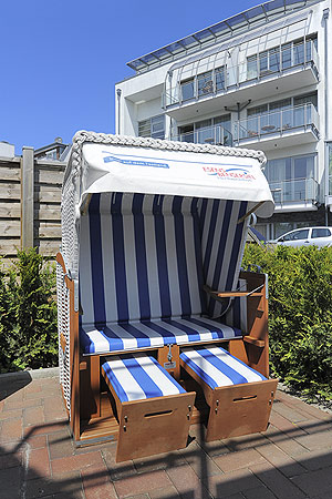 Ferienwohnung „Nordseetor“ - Terrasse