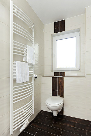 Ferienwohnung „Strandtor“ - Badezimmer