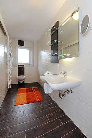 Ferienwohnung „Strandtor“ - Badezimmer