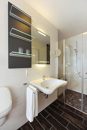 Ferienwohnung „Strandtor“ - Badezimmer