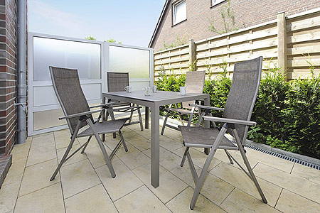 Ferienwohnung „Strandtor“ - Terrasse