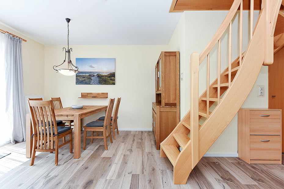 Ferienwohnung „Deichsegler“ - Wohnraum mit integrierter Küche