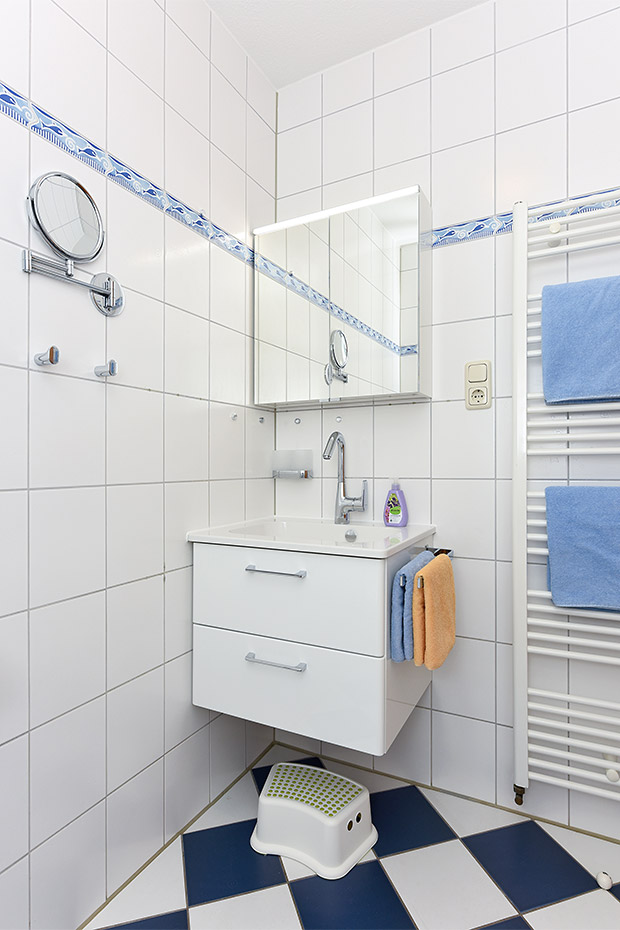 Ferienwohnung „Seekieker“ - Badezimmer