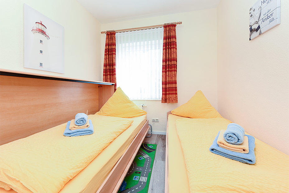 Ferienwohnung „Seekieker“ - Schlafzimmer 2/Kinderzimmer