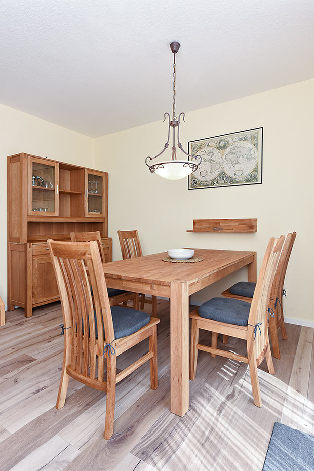 Ferienwohnung „Weitblick“ - Wohnraum mit integrierter Küche