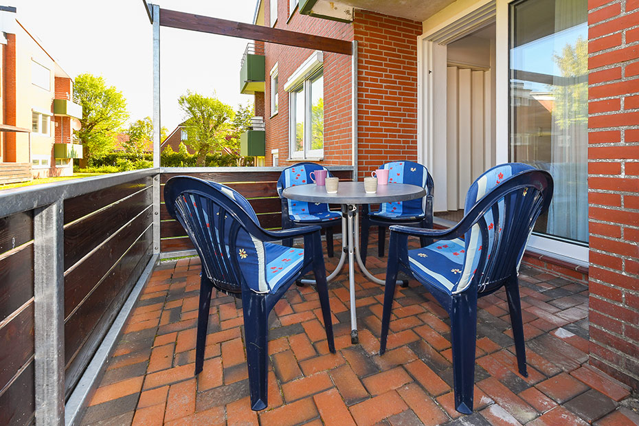 Ferienwohnung „Austernfischer“ - Terrasse