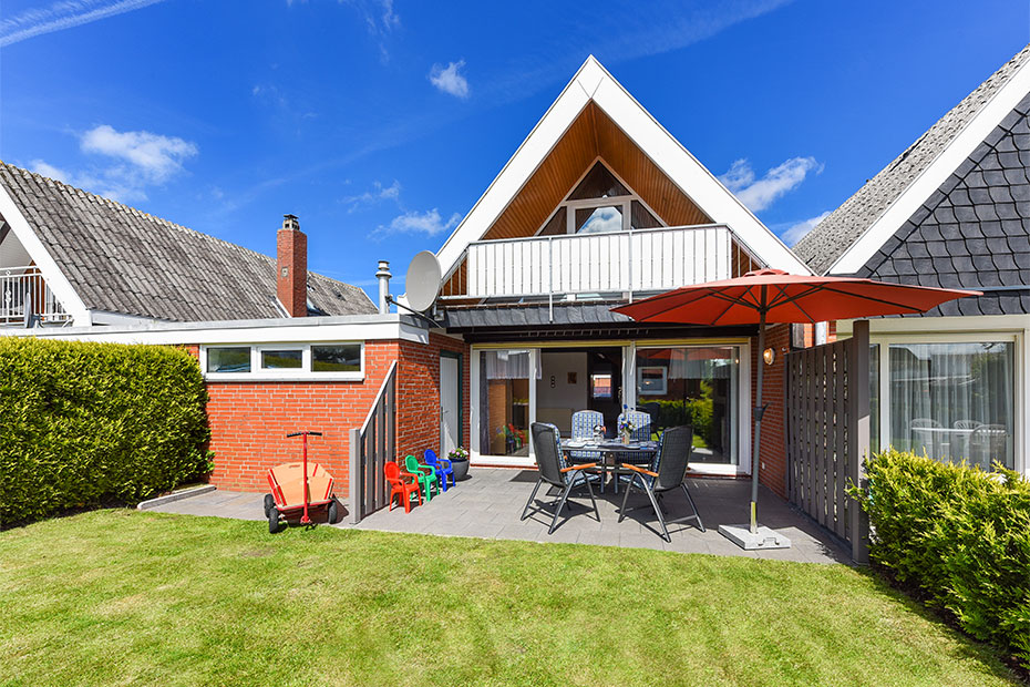 Ferienhaus „Cornelius“ - Terrasse und Loggia