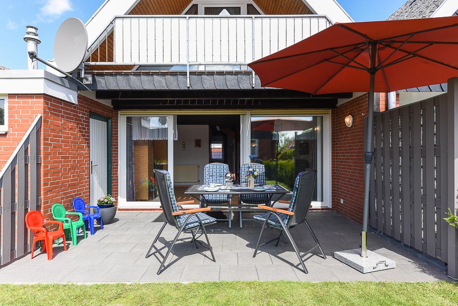 Ferienhaus „Cornelius“ - Terrasse und Loggia