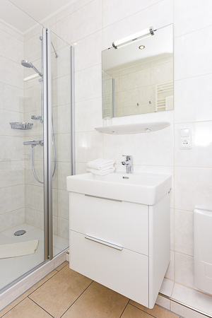 Ferienwohnung „Deichklause“ - Badezimmer