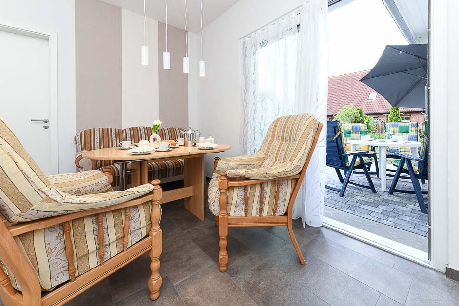 Ferienwohnung „Haus Deichmuschel“ - Wohnküche