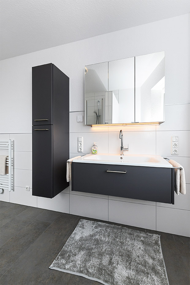 Ferienwohnung „Ebbe“ - Badezimmer