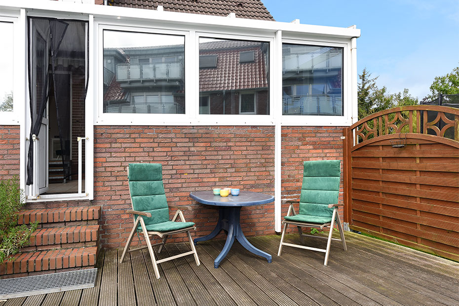 Ferienwohnung 4 - Terrasse