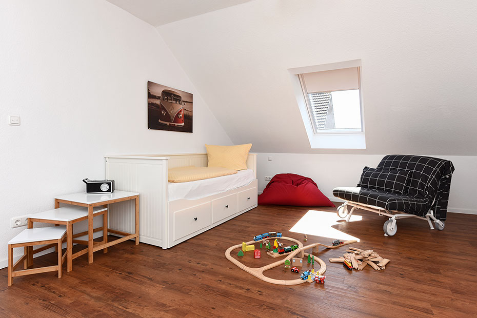 Ferienhaus „Haus Gezeiten“ - Wohn- und Schlafraum (Schlafraum 1)