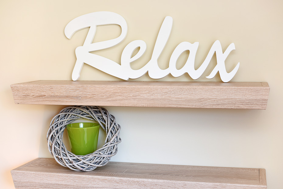 Ferienhaus „Relax“ - Wohnzimmer mit integriertem Küchenbereich