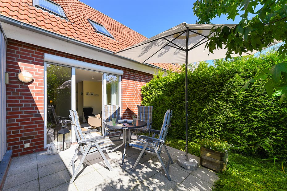 Ferienhaus „Seehuus“ - Terrasse