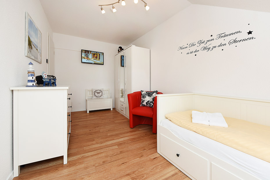 Ferienhaus „Wormser Tor“ - Schlafzimmer 3/Kinderzimmer