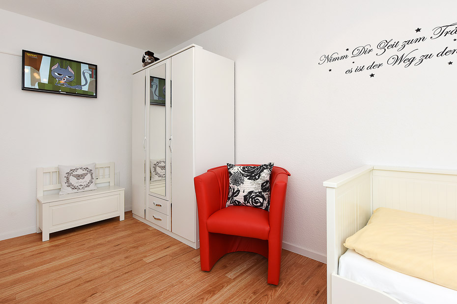 Ferienhaus „Wormser Tor“ - Schlafzimmer 3/Kinderzimmer