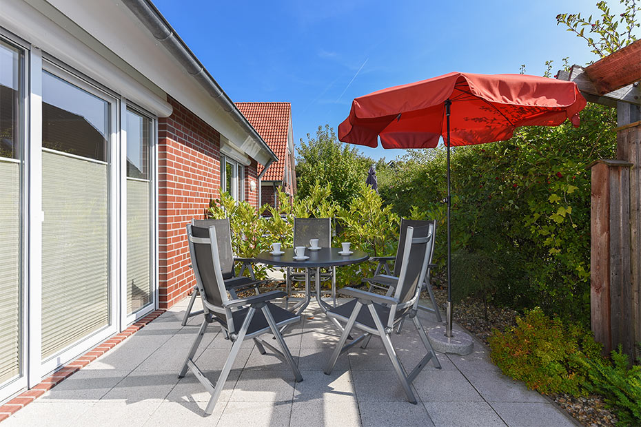 Ferienhaus „Wormser Tor“ - Terrasse