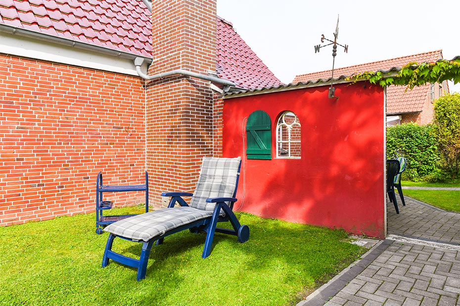 Ferienhaus „Drei Hasen am Deich“ - Terrasse