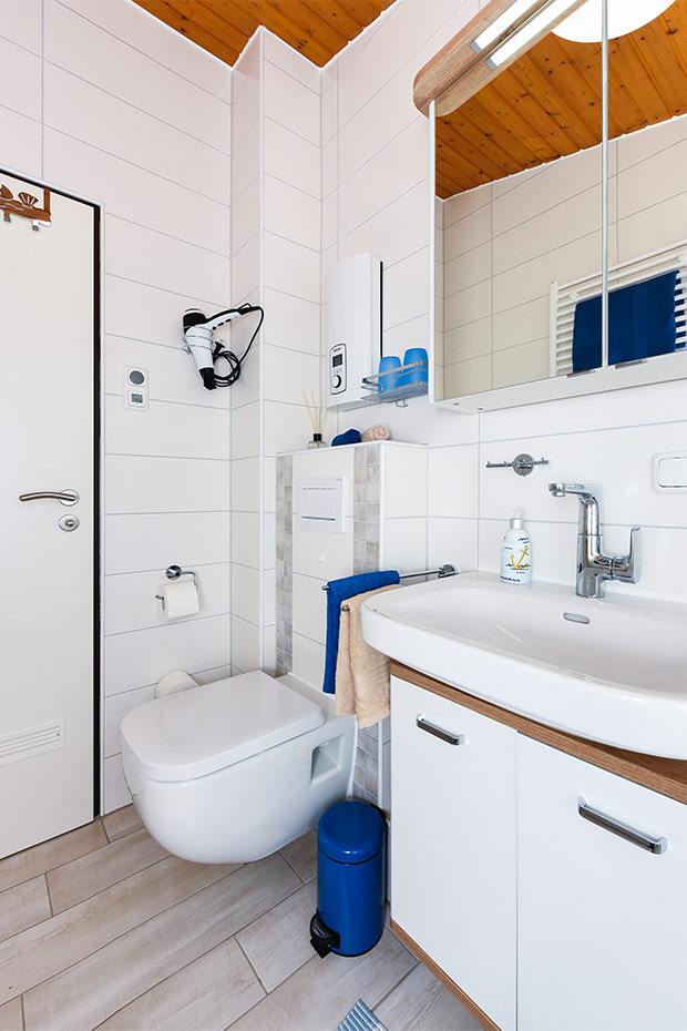 Ferienwohnung „Kleine Perle“ - Badezimmer