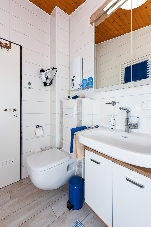 Ferienwohnung „Kleine Perle“ - Badezimmer