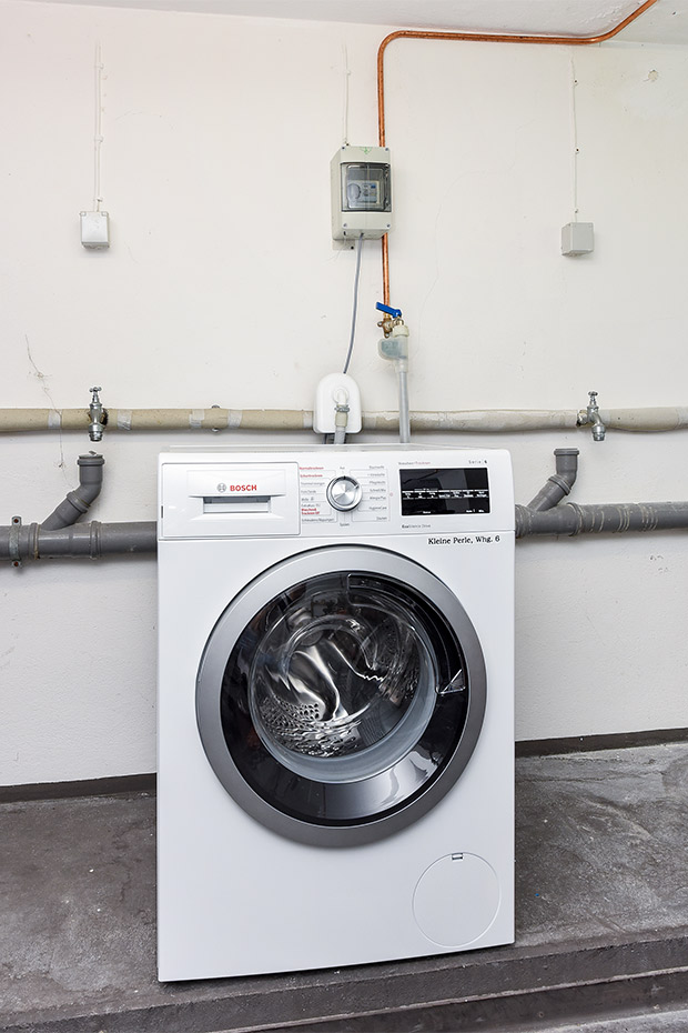 Ferienwohnung „Kleine Perle“ - Hauswirtschaftsraum im Keller