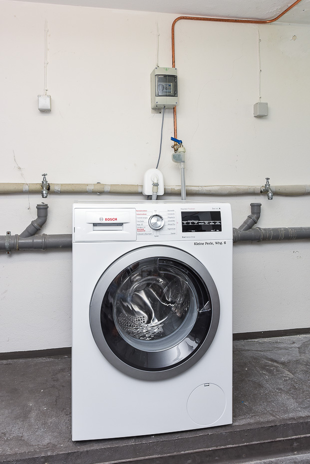 Ferienwohnung „Kleine Perle“ - Hauswirtschaftsraum im Keller