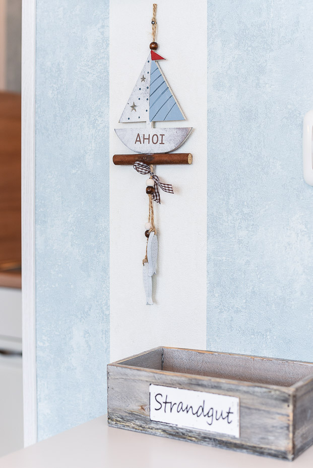 Ferienwohnung „Kleine Perle“ - Wohnraum mit integrierter Küche