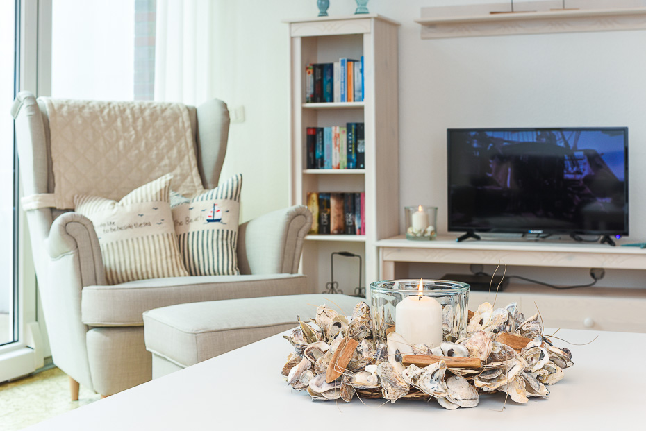 Ferienhaus „Friesenruh“ - Wohnzimmer