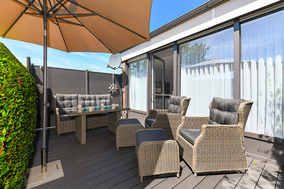Ferienhaus „Meereskrone“ - Terrasse