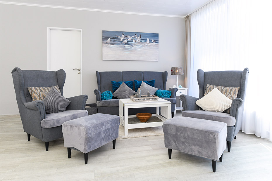 Ferienhaus „Meereskrone“ - Wohnzimmer