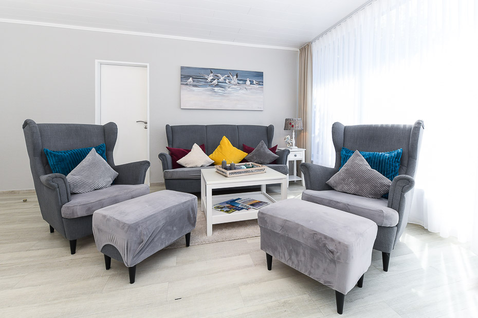 Ferienhaus „Meereskrone“ - Wohnzimmer