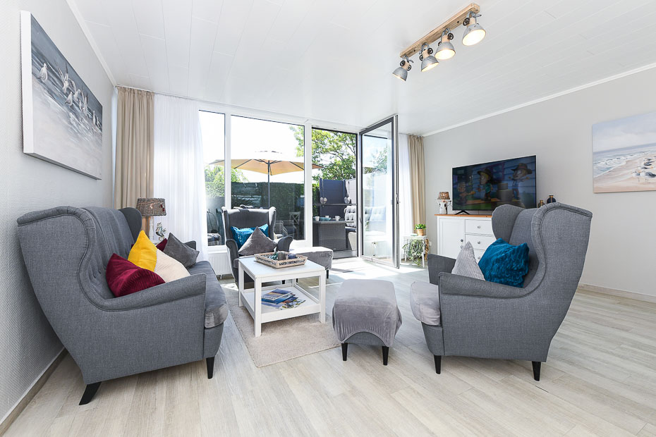 Ferienhaus „Meereskrone“ - Wohnzimmer