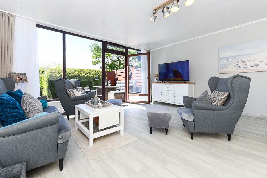 Ferienhaus „Meereskrone“ - Wohnzimmer