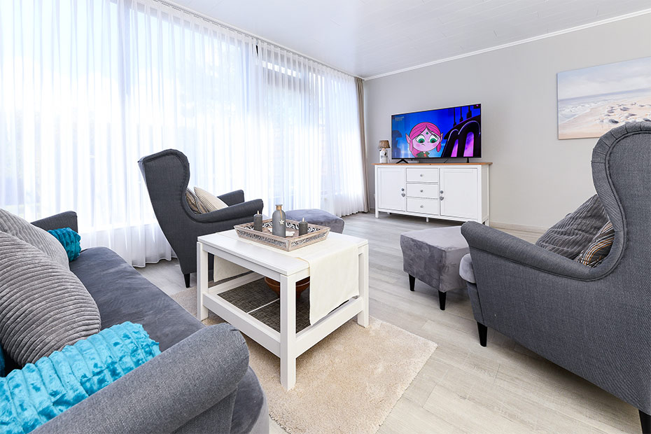 Ferienhaus „Meereskrone“ - Wohnzimmer