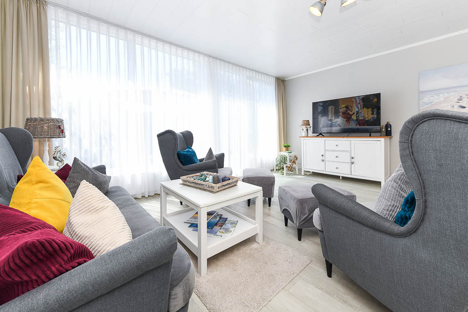Ferienhaus „Meereskrone“ - Wohnzimmer