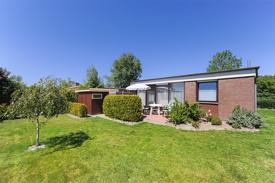 Ferienhaus „Meereskrone“ - Ansicht aus dem Garten