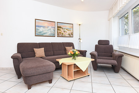 Ferienwohnung 1 - Wohnzimmer
