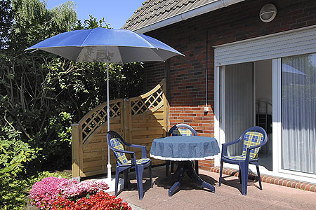 Ferienwohnung 1 - Terrasse