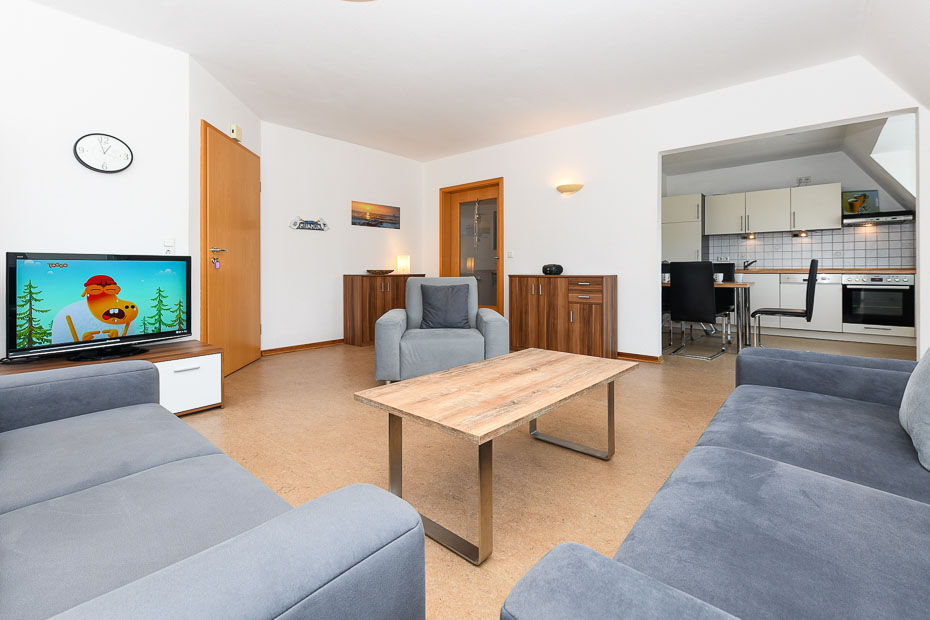 Ferienwohnung „Inselblick“ - Wohnzimmer