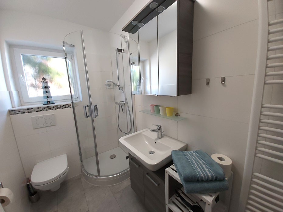 Ferienwohnung „Friesenheim“ - Badezimmer