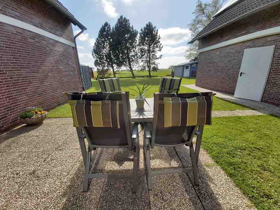 Ferienwohnung „Friesenheim“ - Terrasse